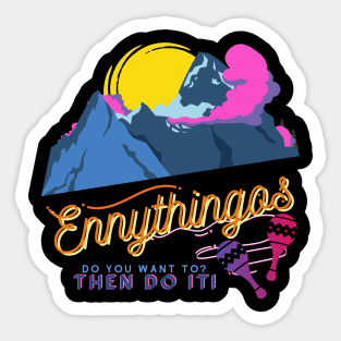 Ennythingos Plain Sticker